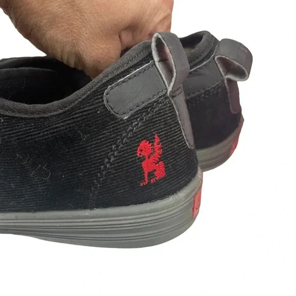 Mens Chrome black corduroy sneakers size 9. Great condition - Picture 6 of 6